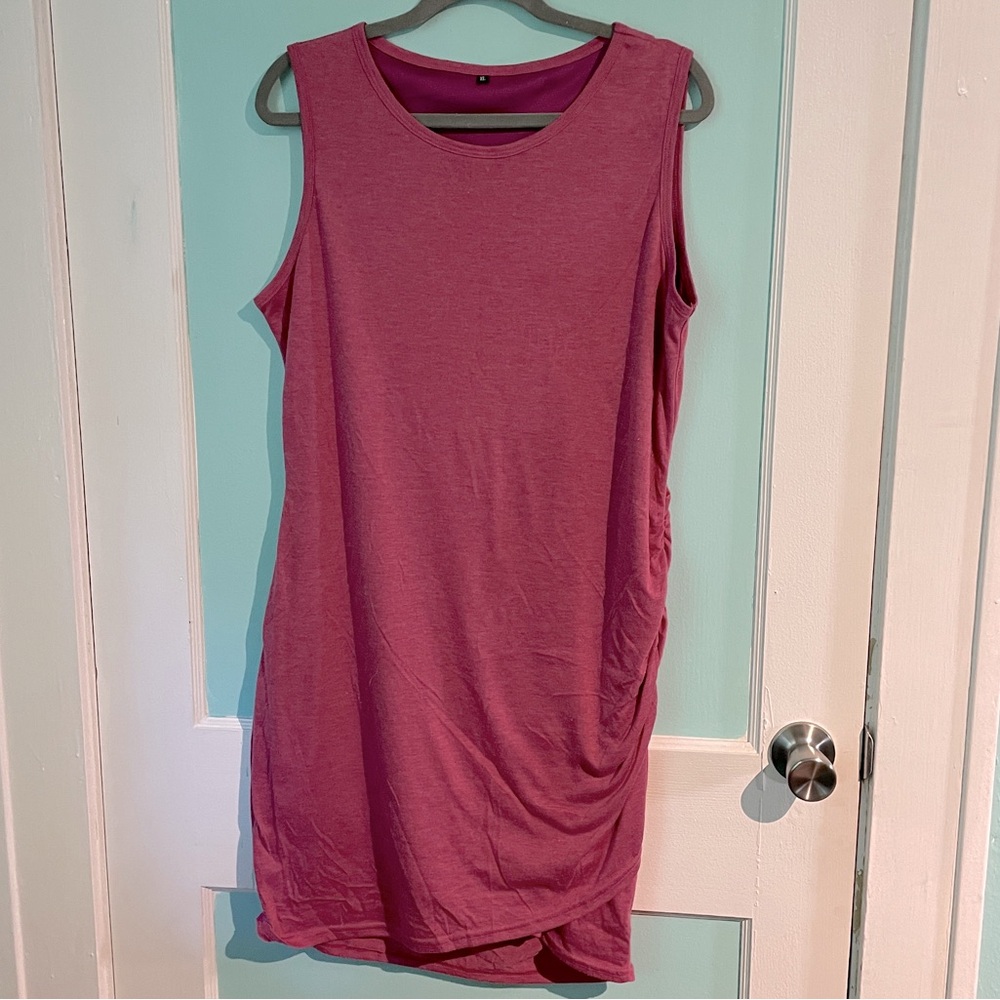 Stretchy pink dress